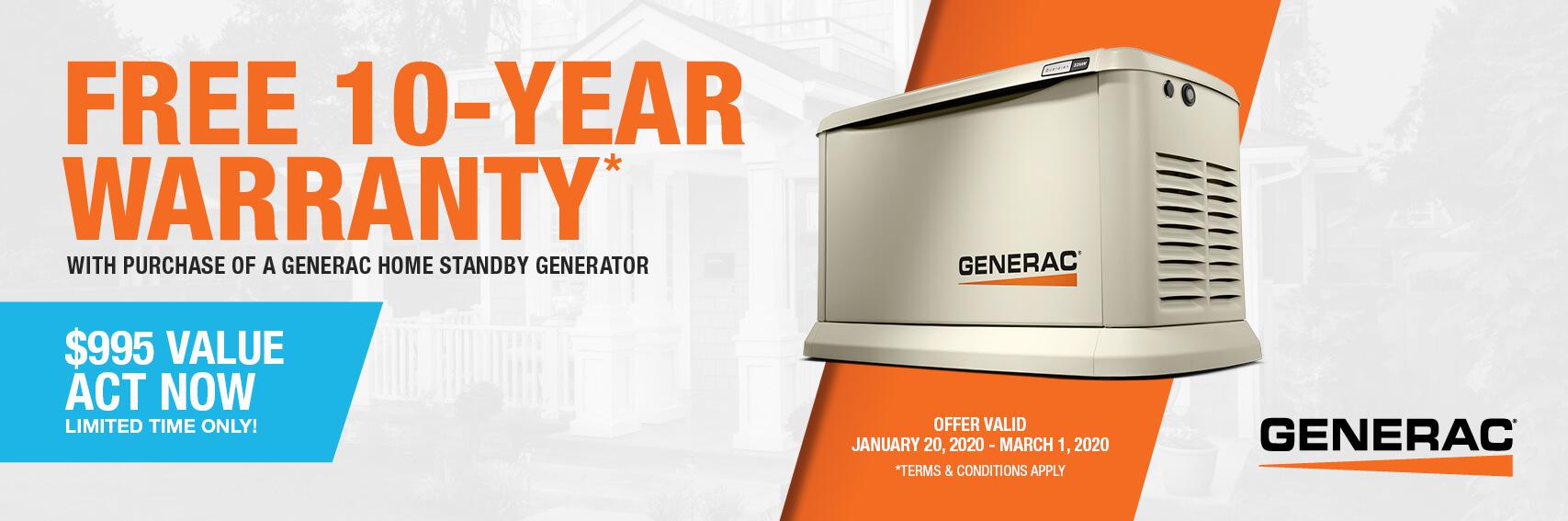 Homestandby Generator Deal | Warranty Offer | Generac Dealer | Lancaster, OH